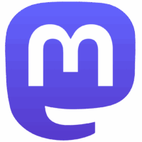Logo mastodon purple